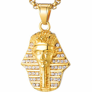 Ancient Egyptian Pharaoh Pendant Necklace - Authenticblkwidow