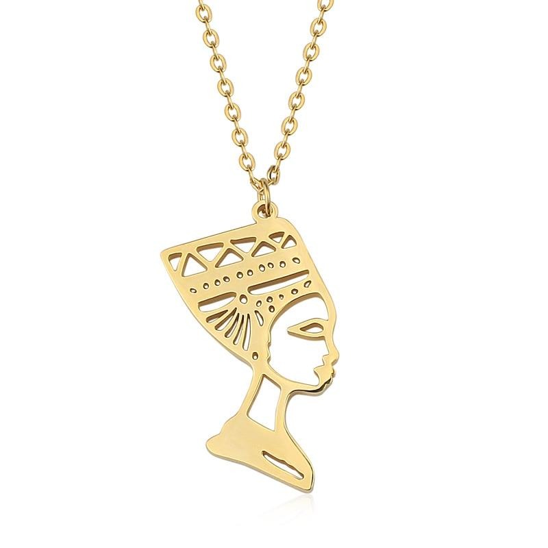 Queen Nefertiti Pendant Necklace
