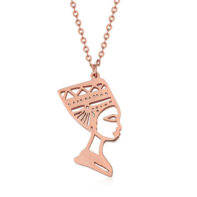 Queen Nefertiti Pendant Necklace
