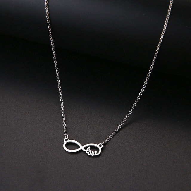 Love 8 Forever Pendant Necklace - Authenticblkwidow
