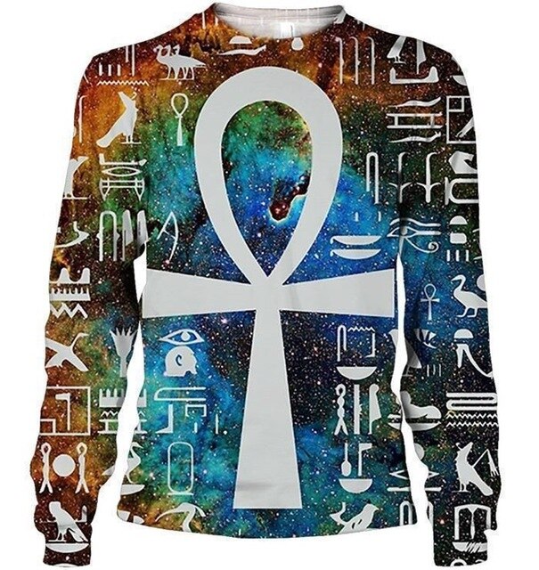 Galaxy Ankh 3D Hoodie and Sweatshirt Collection