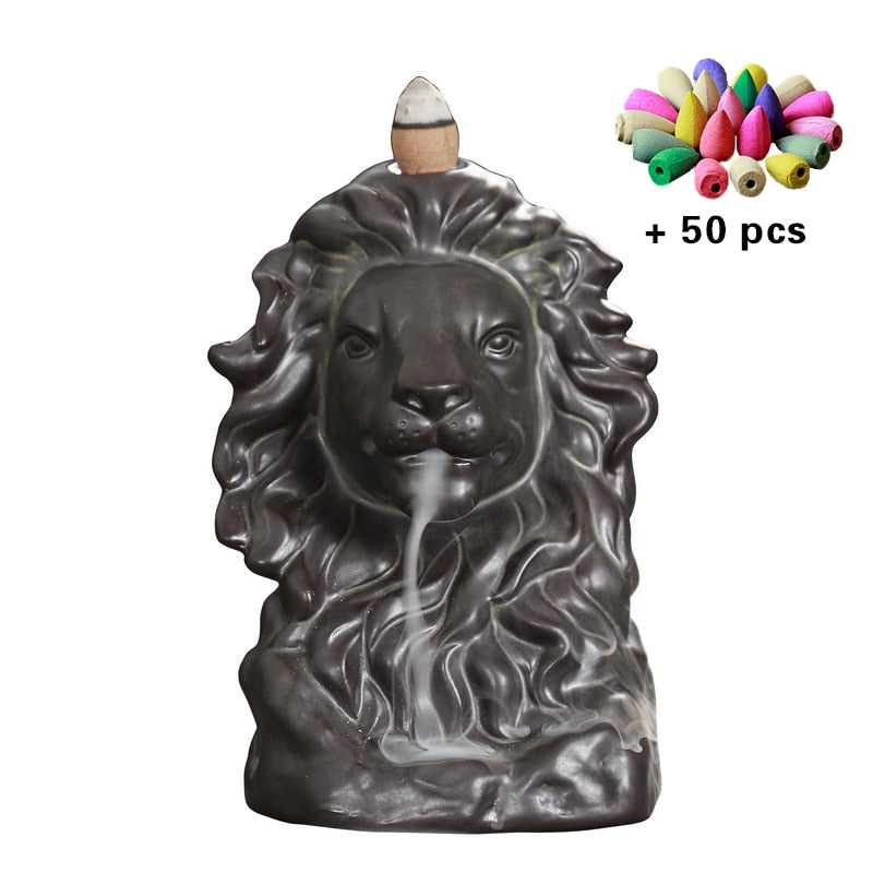 Lion Incense Waterfall