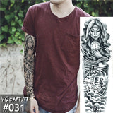 Full Length Arm Rose Tattoo Collection - Authenticblkwidow